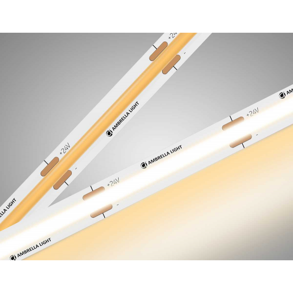 Светодиодная лента Ambrella Light GS4751 COB 528Led/14W m/ 24V IP20 3000K/ 5m*10mm*2mm (2 конт.) GS4751 Светодиодная лента Ambrella Light GS4751 COB 528Led/14W m/ 24V IP20 3000K/ 5m*10mm*2mm (2 конт.) GS4751