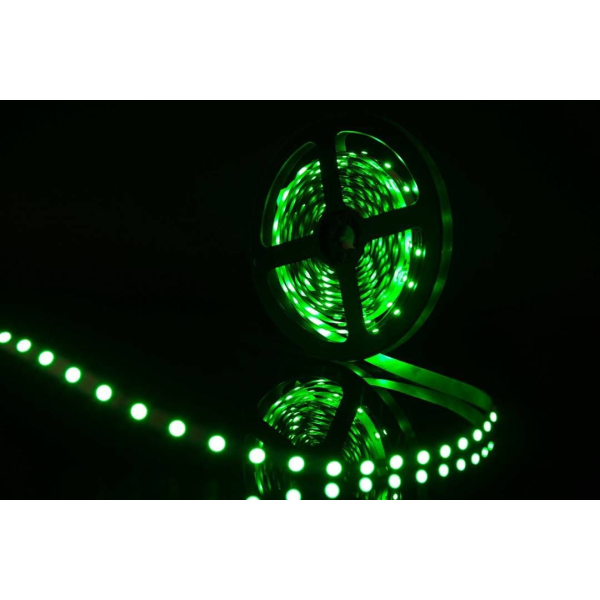 Светодиодная лента SWG 4,8W/m  60Led/m 3528SMD зеленый 5M SWG360-12-4.8-G-М 009468