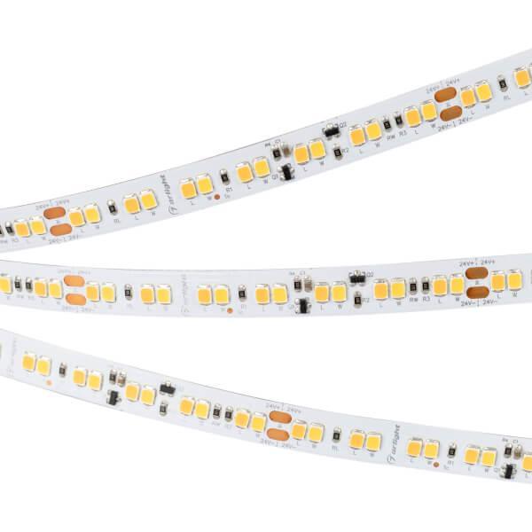 Светодиодная лента Arlight 14,4W/m 168LED/m 2835SMD теплый белый 5M 033606 Светодиодная лента Arlight 14,4W/m 168LED/m 2835SMD теплый белый 5M 033606