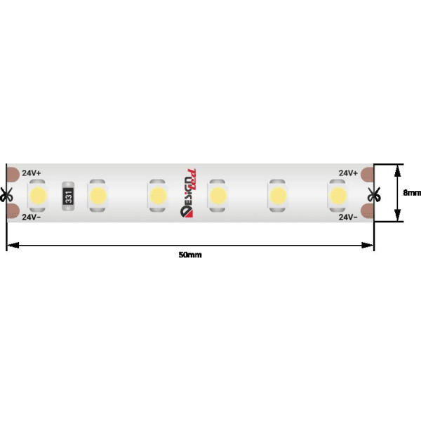 Светодиодная влагозащищенная лента DesignLed 9,6W/m 120LED/m 3528SMD холодный белый 5M 002293