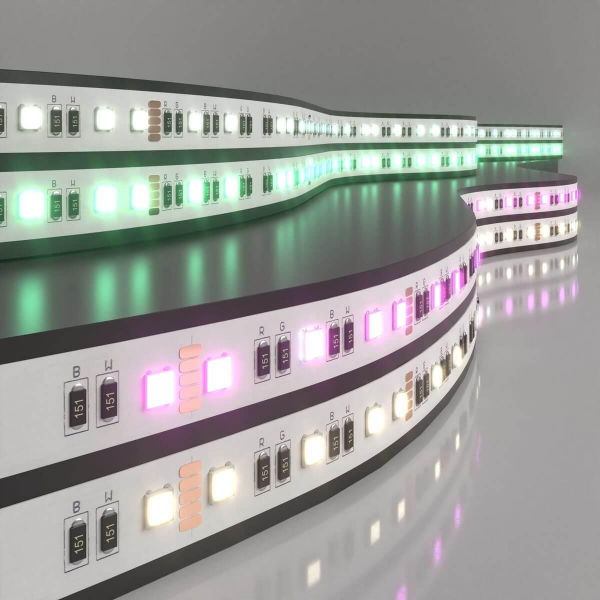 Светодиодная лента Elektrostandard 24W/m 60LED/m 5050SMD MIX RGB/дневной белый 5M a053702 Светодиодная лента Elektrostandard 24W/m 60LED/m 5050SMD MIX RGB/дневной белый 5M a053702