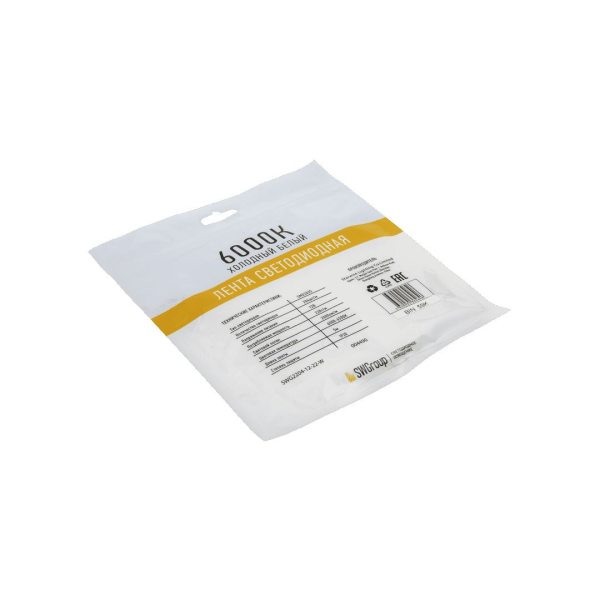 Светодиодная лента SWG 22W/m 204Led/m 2835SMD холодный белый 5M SWG2204-12-22-W-M 009457