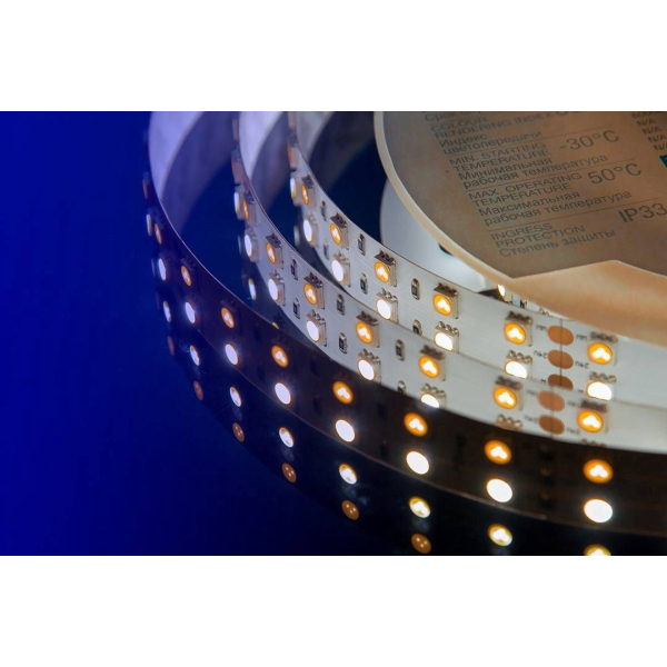 Светодиодная влагозащищенная лента DesignLed 28,8W/m 120LED/m 5050SMD теплый/холодный белый 5M 000515