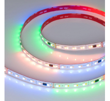 Светодиодная лента Arlight Бегущий огонь 6W/m 60Led/m 5060/2835SMD разноцветный/теплый белый 5M SPI-BA120-12mm 24V RGBW-Warm-PX6-BPT 040620