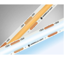 Светодиодная лента Ambrella Light 12W/m 480LED/m COB холодный белый 5M GS4703