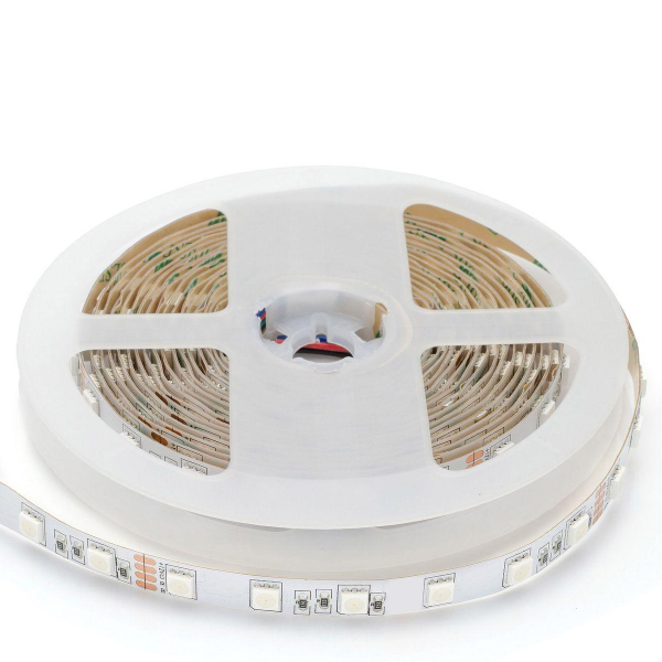 Светодиодная лента Apeyron 15W/m 60LED/m 5050SMD разноцветная 5M 00-337 Светодиодная лента Apeyron 15W/m 60LED/m 5050SMD разноцветная 5M 00-337