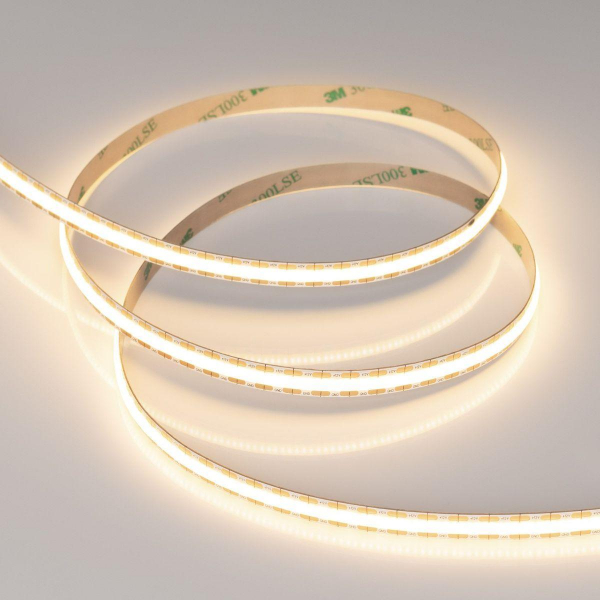 Светодиодная лента Arlight 11W/m 528Led/m CSP теплый белый 5M COB-X528-8mm 12V Warm3000 041794 Светодиодная лента Arlight 11W/m 528Led/m CSP теплый белый 5M COB-X528-8mm 12V Warm3000 041794
