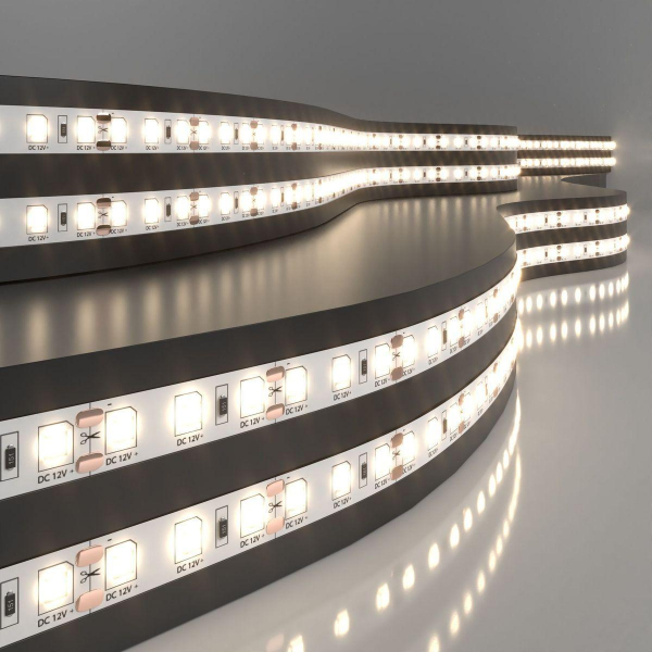 Светодиодная лента Elektrostandard 9,6W/m 120LED/m 2835SMD теплый белый 5M a050539 Светодиодная лента Elektrostandard 9,6W/m 120LED/m 2835SMD теплый белый 5M a050539