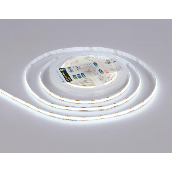Светодиодная лента Ambrella Light 10W/m 320LED/m COB холодный белый 5M GS4653 Светодиодная лента Ambrella Light 10W/m 320LED/m COB холодный белый 5M GS4653