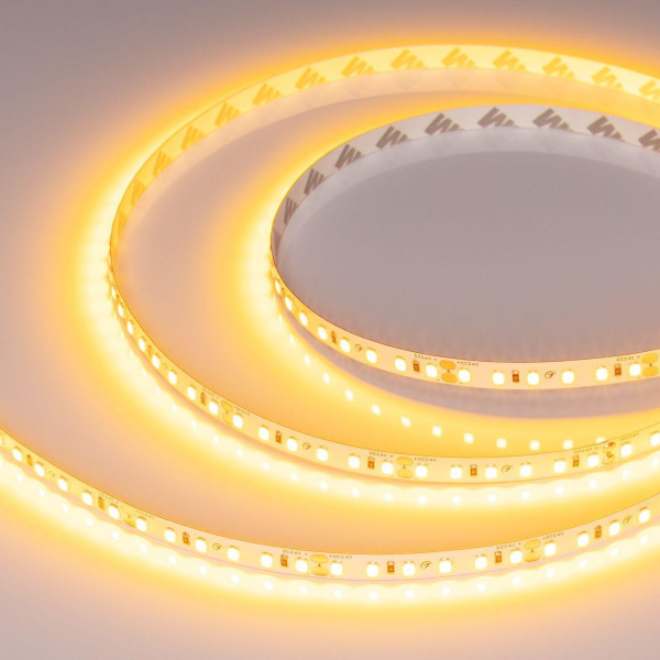 Светодиодная лента Arlight 6W/m 120Led/m 2835SMD золотой 5M RT-A120-8mm 24V Gold 043385 Светодиодная лента Arlight 6W/m 120Led/m 2835SMD золотой 5M RT-A120-8mm 24V Gold 043385