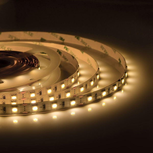 Светодиодная лента OGM 14,4W/m 60LED/m 5050SMD теплый белый 5M SL-15 Светодиодная лента OGM 14,4W/m 60LED/m 5050SMD теплый белый 5M SL-15