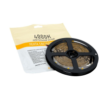 Светодиодная лента SWG 7,2W/m  30Led/m 5050SMD дневной белый 5M SWG530-12-7.2-NW-М 009259