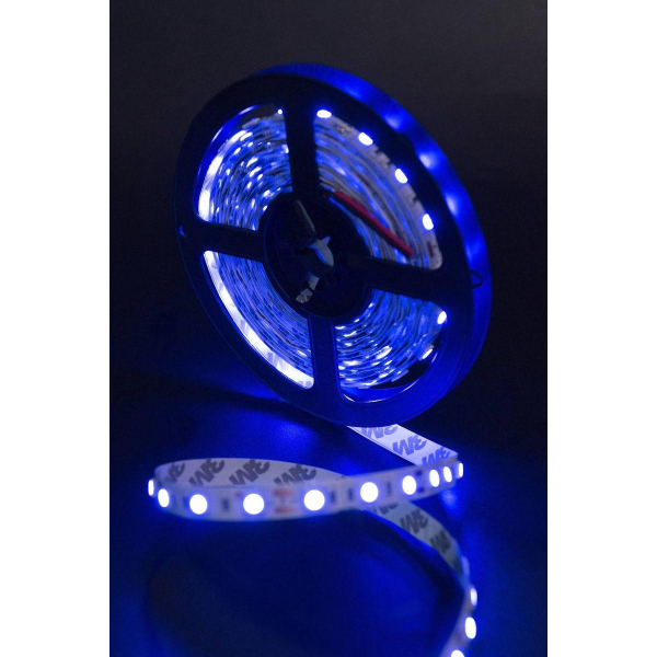 Светодиодная лента SWG 14,4W/m  60Led/m 3528SMD синий 5M SWG560-12-14.4-B-M 009473
