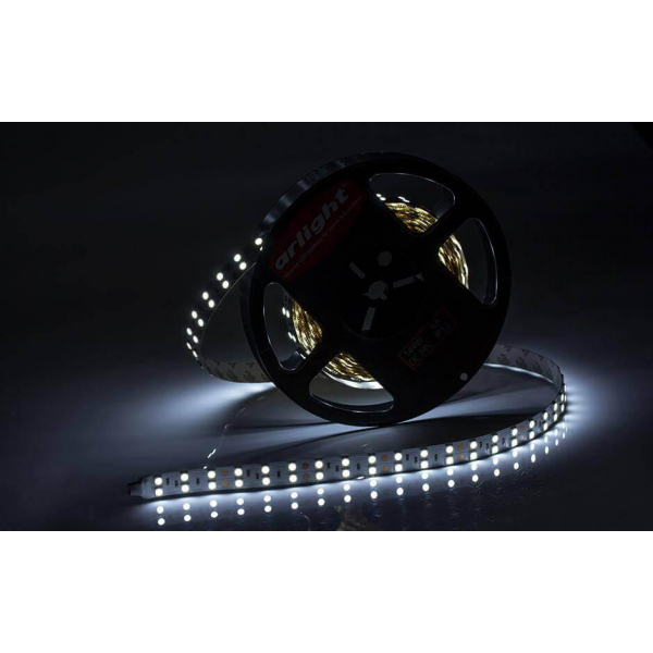 Светодиодная лента Arlight 28,8W/m 120LED/m 5060SMD холодный белый 5M 013756 Светодиодная лента Arlight 28,8W/m 120LED/m 5060SMD холодный белый 5M 013756