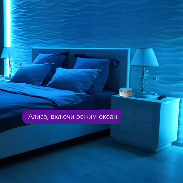 Светодиодная лента Gauss Smart Home 3,2W/m 54LED/m RGBW 5M 5020122 Светодиодная лента Gauss Smart Home 3,2W/m 54LED/m RGBW 5M 5020122