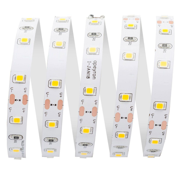 Светодиодная лента Apeyron 4,8W/m 60LED/m 3528SMD теплый белый 3M 205BL Светодиодная лента Apeyron 4,8W/m 60LED/m 3528SMD теплый белый 3M 205BL