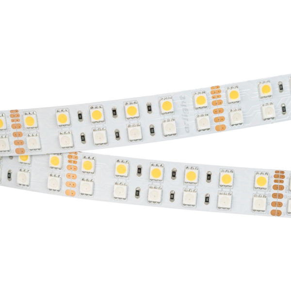 Светодиодная лента Arlight 32W/m 144Led/m 5060SMD разноцветный/теплый белый 5M RT-B144-19mm 24V RGBW-Warm 012327(3) Светодиодная лента Arlight 32W/m 144Led/m 5060SMD разноцветный/теплый белый 5M RT-B144-19mm 24V RGBW-Warm 012327(3)