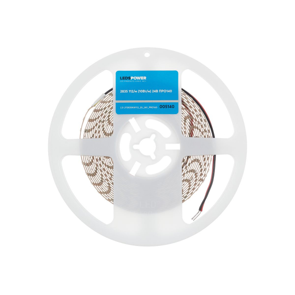 Светодиодная лента LEDS POWER 2835 64/м (6Вт/м) 24В холодная, серия ПРО140 005133 Светодиодная лента LEDS POWER 2835 64/м (6Вт/м) 24В холодная, серия ПРО140 005133