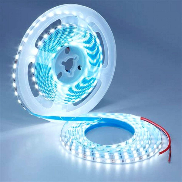 Светодиодная лента Apeyron 16W/m 120Led/m 5050SMD холодный белый 5M 00-508 Светодиодная лента Apeyron 16W/m 120Led/m 5050SMD холодный белый 5M 00-508