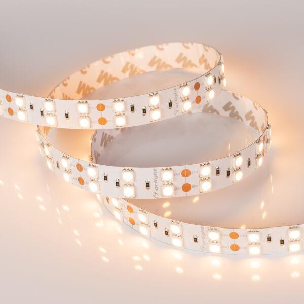 Светодиодная лента Arlight 28,8W/m 120LED/m 5060SMD теплый белый 5M 011259(2) Светодиодная лента Arlight 28,8W/m 120LED/m 5060SMD теплый белый 5M 011259(2)