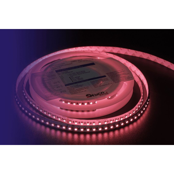 Светодиодная влагозащищенная лента DesignLed 20W/m 120LED/m 3535SMD разноцветный 5M 002845