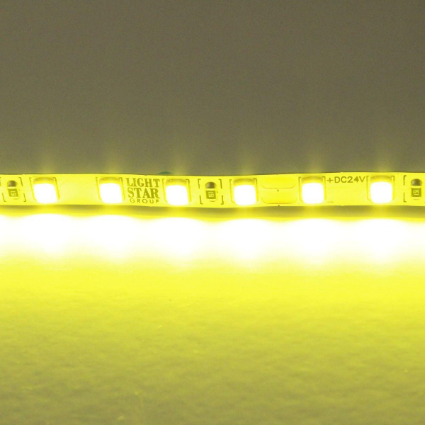 Светодиодная лента Lightstar 12W/m 120LED/m лимонный 5M 420519 Светодиодная лента Lightstar 12W/m 120LED/m лимонный 5M 420519