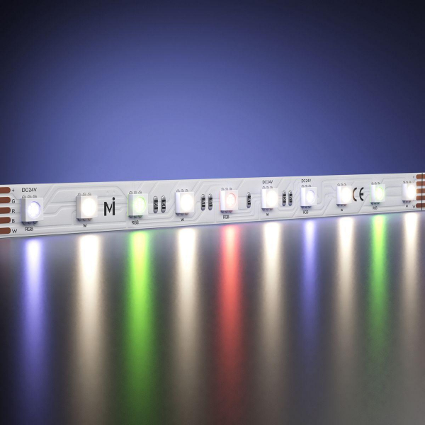 Светодиодная лента Maytoni 14,4W/m 60LED/m 5050SMD дневной белый + RGB 5M 201133 Светодиодная лента Maytoni 14,4W/m 60LED/m 5050SMD дневной белый + RGB 5M 201133