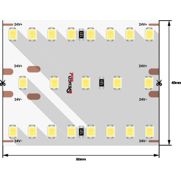 Светодиодная влагозащищенная лента DesignLed 40W/m 420LED/m 2835SMD нейтральный белый 2,5M 003247 Светодиодная влагозащищенная лента DesignLed 40W/m 420LED/m 2835SMD нейтральный белый 2,5M 003247