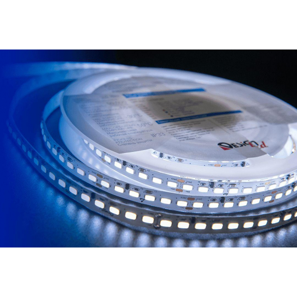 Светодиодная влагозащищенная лента DesignLed 26,8W/m 120LED/m 5730SMD холодный белый 5M 001824 Светодиодная влагозащищенная лента DesignLed 26,8W/m 120LED/m 5730SMD холодный белый 5M 001824