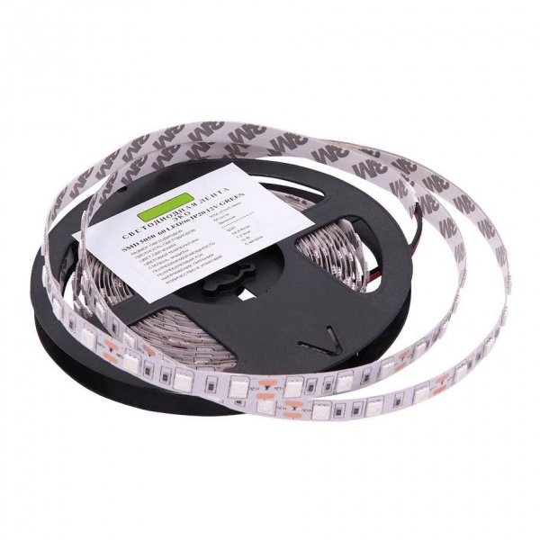 Светодиодная лента SWG 14,4W/m 60LED/m 5050SMD зеленый 5M 002335 Светодиодная лента SWG 14,4W/m 60LED/m 5050SMD зеленый 5M 002335