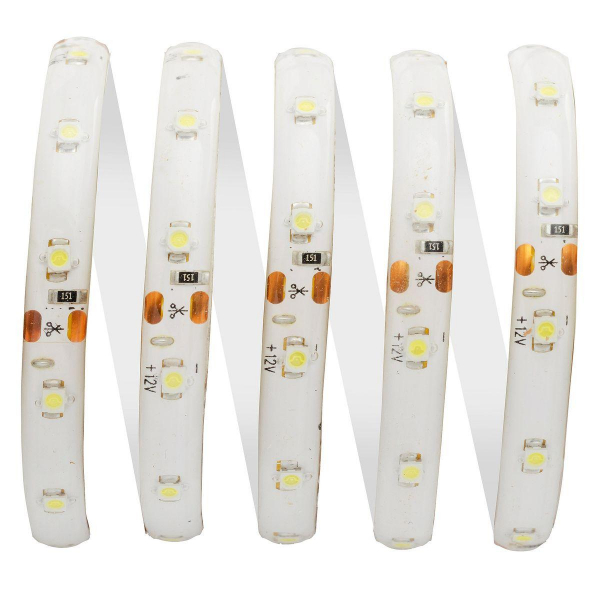 Светодиодная влагозащищенная лента OGM 4,8W/m 60LED/m 2835SMD холодный белый 5M LSE-149 Светодиодная влагозащищенная лента OGM 4,8W/m 60LED/m 2835SMD холодный белый 5M LSE-149