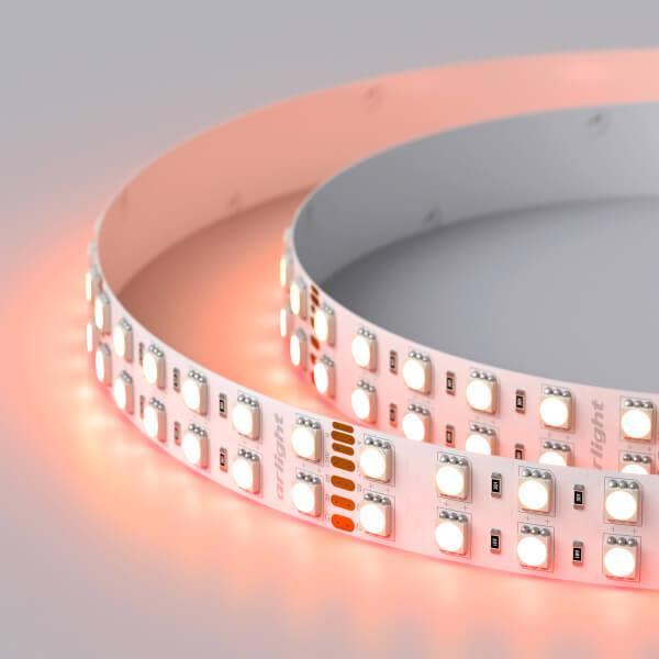 Светодиодная лента Arlight 32W/m 144LED/m 5060SMD разноцветный/теплый белый 5M 012327(2) Светодиодная лента Arlight 32W/m 144LED/m 5060SMD разноцветный/теплый белый 5M 012327(2)