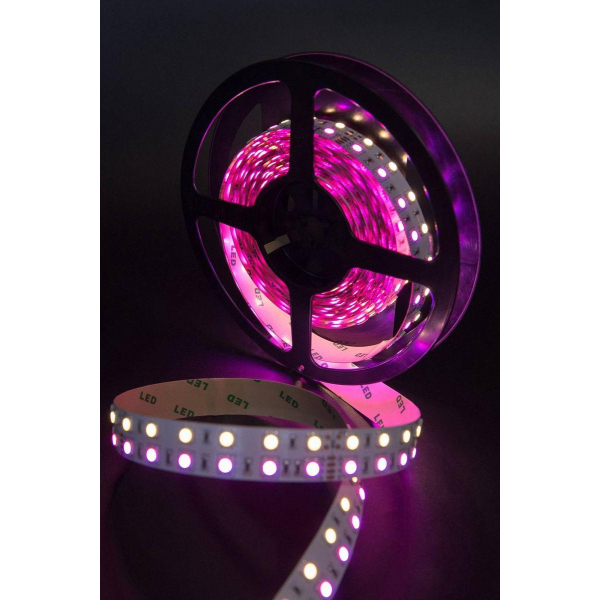 Светодиодная лента SWG 28,8W/m 120Led/m 5050SMD RGB/теплый белый 5M SWG5120-24-28.8-RGBWW-М 009256