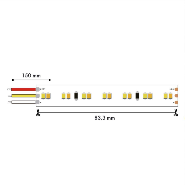 Светодиодная лента Favourite 19,8W/m 168LED/m 2835SMD от теплого до холодного 5M 2001-62020 Светодиодная лента Favourite 19,8W/m 168LED/m 2835SMD от теплого до холодного 5M 2001-62020