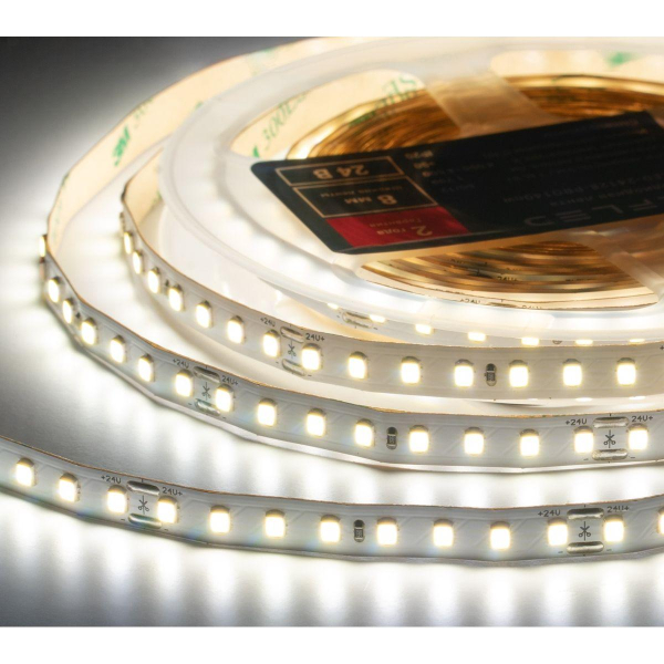 Лента светодиодная ELFLED PRO140, 128/м (2835), 24В, 12Вт/м, 30м, белый нейтральный 4000-4500К ELFLED-24128-PRO140nw30
