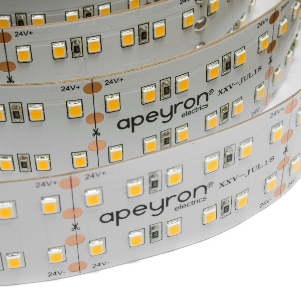 Светодиодная лента Apeyron 26W/m 240LED/m 2835SMD дневной белый 5M 00-314 Светодиодная лента Apeyron 26W/m 240LED/m 2835SMD дневной белый 5M 00-314
