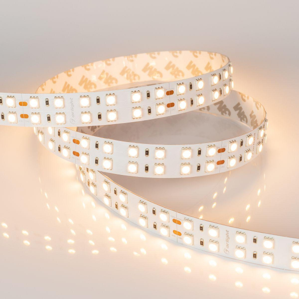 Светодиодная лента Arlight 4W/m 144Led/m 5060SMD теплый белый 5M RT-B144-19mm 24V Warm3000 025273(2) Светодиодная лента Arlight 4W/m 144Led/m 5060SMD теплый белый 5M RT-B144-19mm 24V Warm3000 025273(2)
