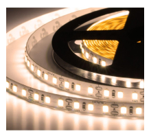 Лента светодиодная герметичная ELF GERMES, 600SMD (2835), 12В, IP65, 5м, белый теплый 2800-3300К ELF-600SMD2835-GERMES-WW
