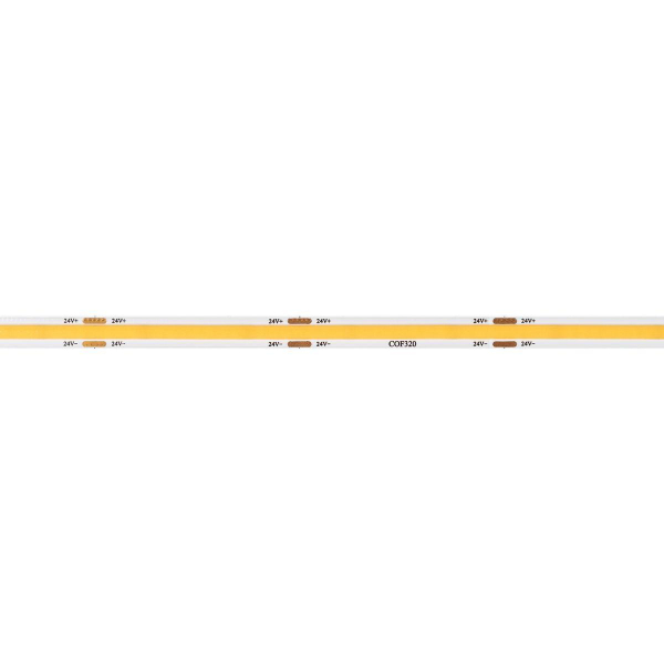 Светодиодная лента Arlight 8W/m 320LED/m CSP теплый белый 5М COB-X320-8mm 24V Warm3500 044584 Светодиодная лента Arlight 8W/m 320LED/m CSP теплый белый 5М COB-X320-8mm 24V Warm3500 044584