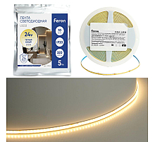 Светодиодная лента Feron LS532 10W/m 320LED/m 2110SMD 3000K 5M 51844