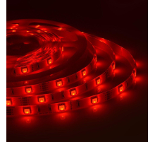 Светодиодная влагозащищенная лента OGM 7,2W/m 30LED/m 5050SMD разноцветная 5M LSE-041