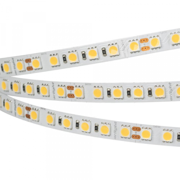 Светодиодная лента Arlight 23W/m 96LED/m 5060SMD холодный белый 5M 018731 Светодиодная лента Arlight 23W/m 96LED/m 5060SMD холодный белый 5M 018731