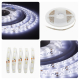 Светодиодная влагозащищенная лента Apeyron 4,8W/m 60LED/m 3528SMD холодный белый 5M 00-08