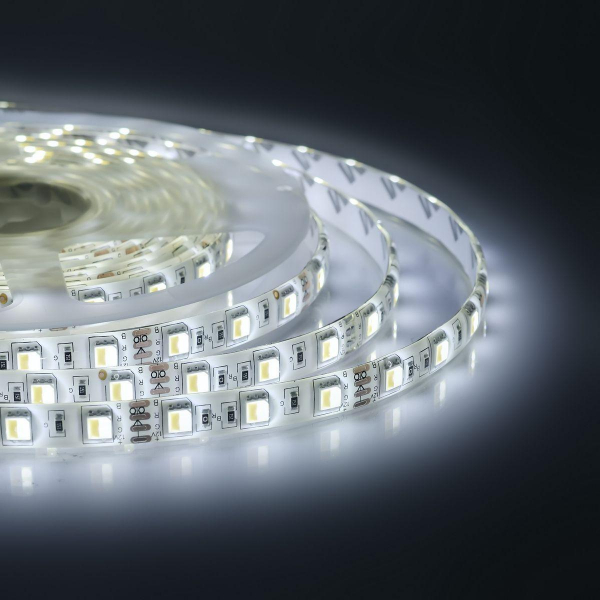 Светодиодная влагозащищенная лента Apeyron 14,4W/m 60LED/m 5050SMD холодный белый/теплый белый 5M 00-117 Светодиодная влагозащищенная лента Apeyron 14,4W/m 60LED/m 5050SMD холодный белый/теплый белый 5M 00-117