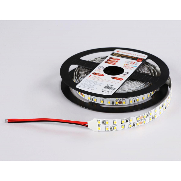 Светодиодная лента Ambrella Light 24W/m 240LED/m 2835SMD теплый белый 5M GS3701 Светодиодная лента Ambrella Light 24W/m 240LED/m 2835SMD теплый белый 5M GS3701