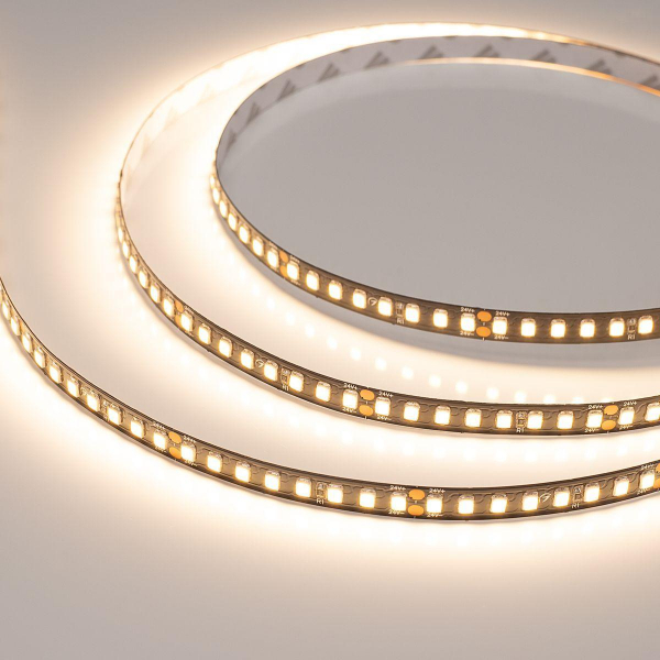 Светодиодная лента Arlight 12W/m 160Led/m 2835SMD теплый белый 5M RT-A160-BLACK-8mm 24V Warm3000 029426(2) Светодиодная лента Arlight 12W/m 160Led/m 2835SMD теплый белый 5M RT-A160-BLACK-8mm 24V Warm3000 029426(2)