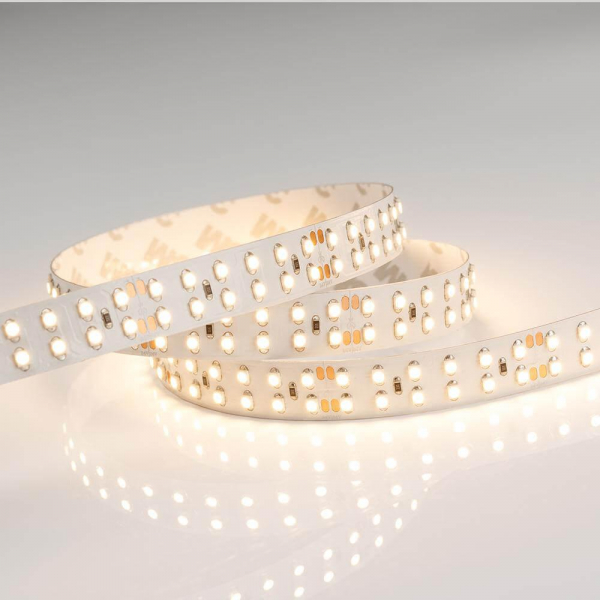 Светодиодная лента Arlight 19,2W/m 240LED/m 3528SMD теплый белый 5M 024075(B) Светодиодная лента Arlight 19,2W/m 240LED/m 3528SMD теплый белый 5M 024075(B)