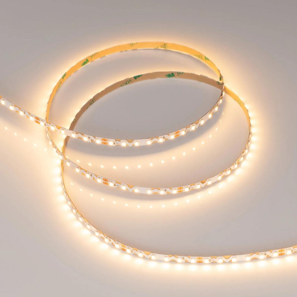 Светодиодная лента Arlight 9,6W/m 120LED/m 2835SMD теплый белый RZ-A120-6mm 24V 040806 Светодиодная лента Arlight 9,6W/m 120LED/m 2835SMD теплый белый RZ-A120-6mm 24V 040806