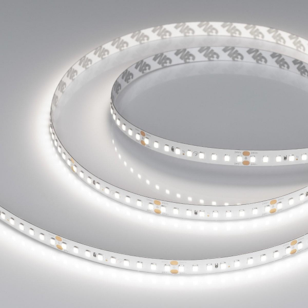 Светодиодная лента Arlight 7,7W/m 144LED/m 2835SMD холодный белый 5M RT-A144-10mm 24V White6000 038783 Светодиодная лента Arlight 7,7W/m 144LED/m 2835SMD холодный белый 5M RT-A144-10mm 24V White6000 038783