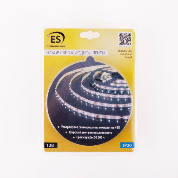 Светодиодная лента Elektrostandard 4,8W/m 60LED/m 2835SMD холодный белый 5M a049837 Светодиодная лента Elektrostandard 4,8W/m 60LED/m 2835SMD холодный белый 5M a049837
